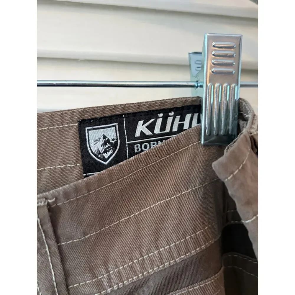 Kuhl Radikl pants men 34x32 tan brown two-tone